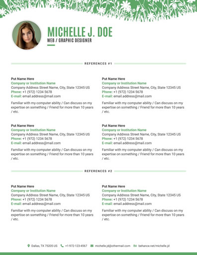 Resume Template 128